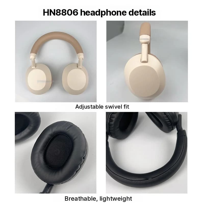 Auriculares Bluetooth Inalámbricos Circumaurales con Bajos Profundos y Micrófono