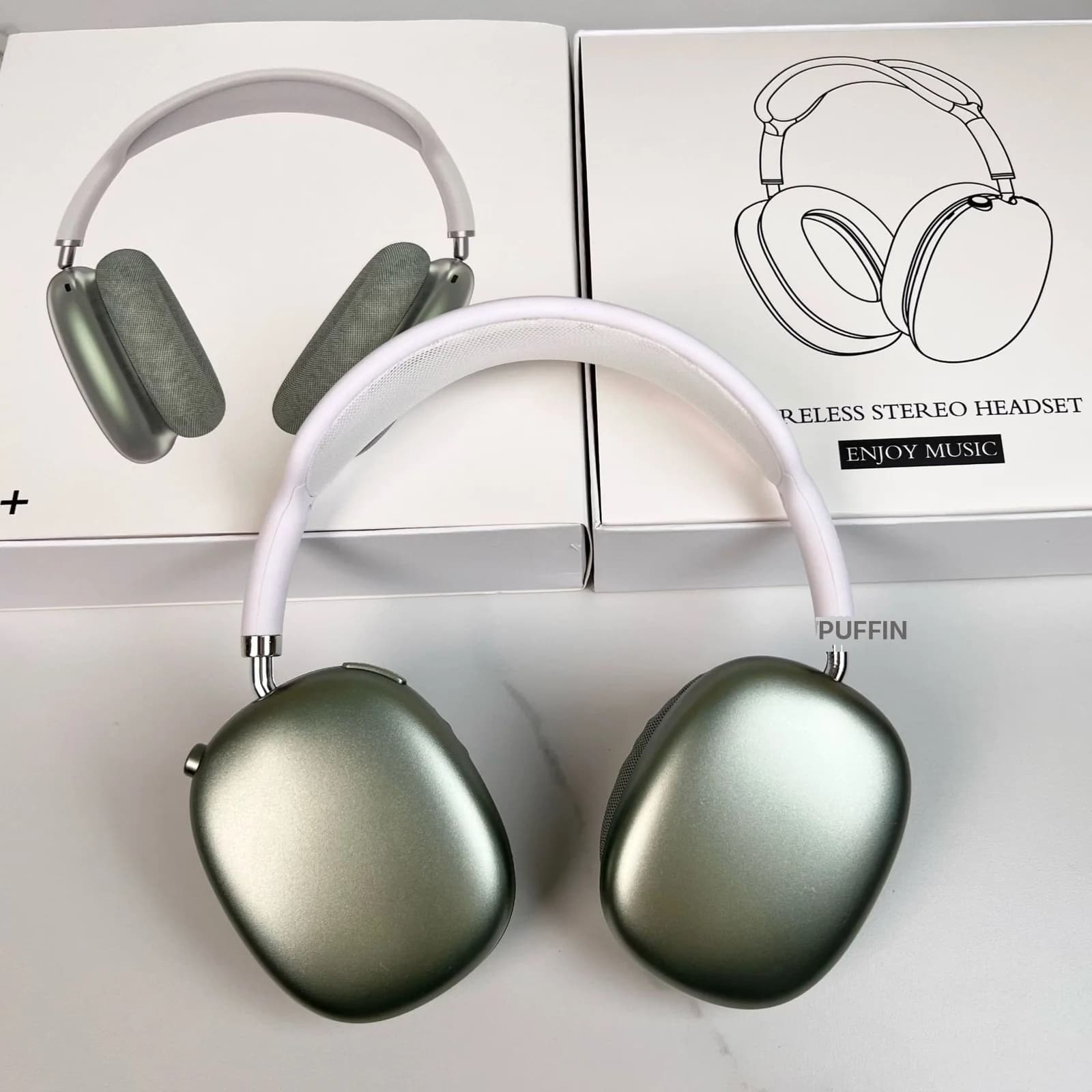 Auriculares Inalámbricos Bluetooth con Radio FM y Ranura para Tarjeta TF