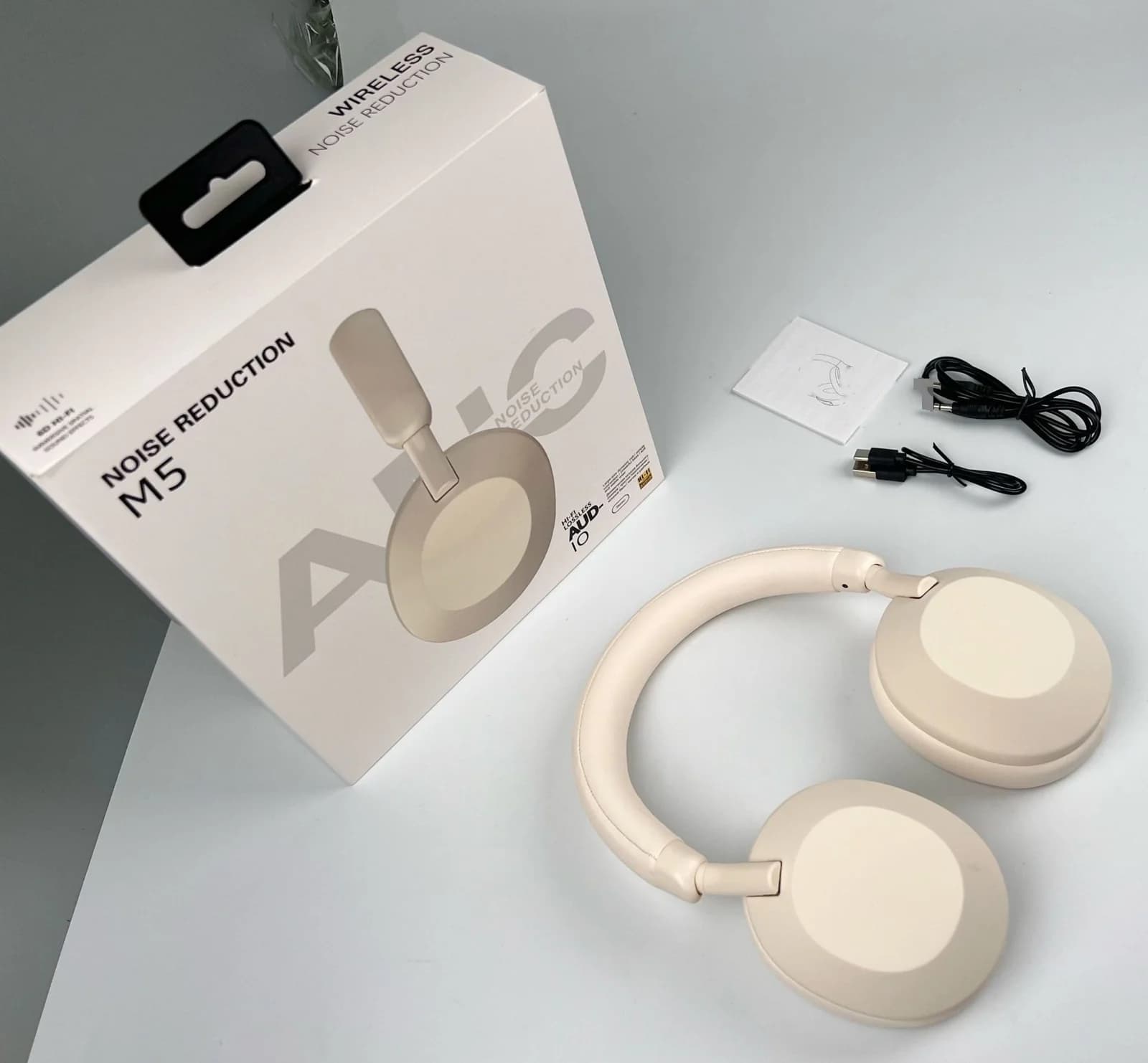 Auriculares Inalámbricos Bluetooth Circumaurales con Cancelación Activa de Ruido ANC