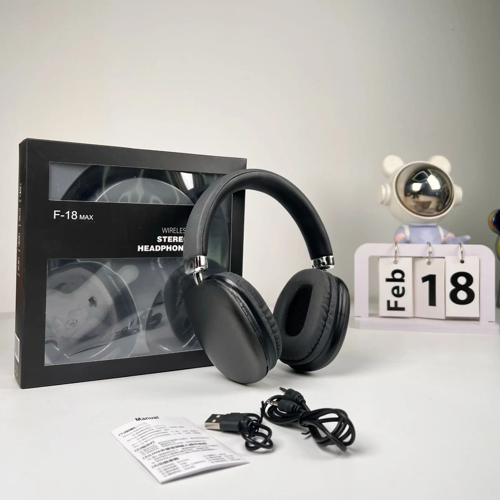 Auriculares inalámbricos supraaurales con Bluetooth 5.4 y larga duración de batería