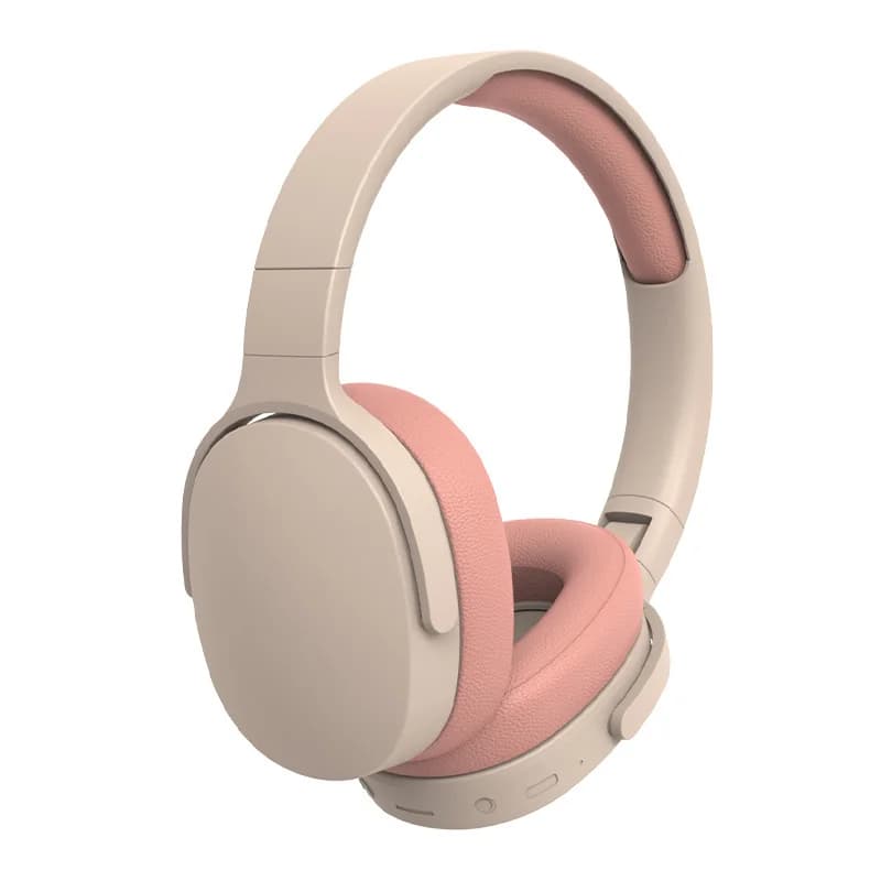 Auriculares inalámbricos Bluetooth circumaurales con radio FM y ranura para tarjeta TF