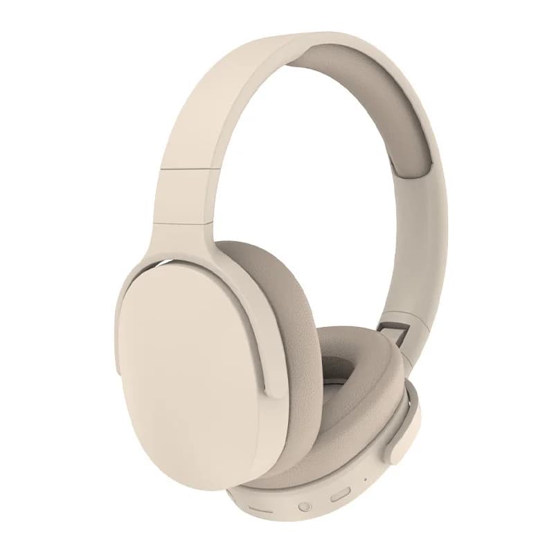 Auriculares inalámbricos Bluetooth circumaurales con radio FM y ranura para tarjeta TF