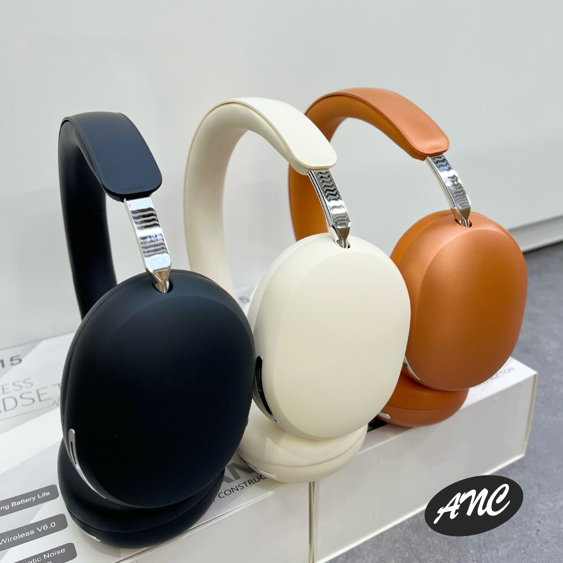 Auriculares Inalámbricos Circumaurales con ANC y Carga Type-C